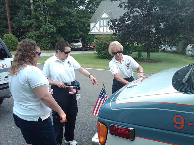 Getting the unit ready for the parade